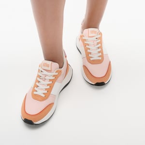 FitFlop F-mode flow sneaker nylon & suede mix