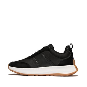 FitFlop F-mode flow suede-mix flatform sneakers