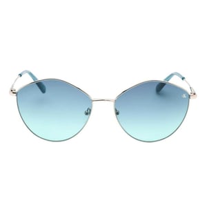 Calvin Klein Dames Zonnebril (Blauw/Zilver)