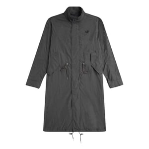 Fred Perry Heren Dunne Rechthoekige Hem Parka (Gunmetal)
