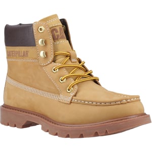 CAT Lifestyle Colorado Moc Toe Leren Heren Honey Reset Enkellaarsjes