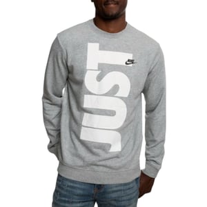 Nike Mens Sweatshirts SPORTSWEAR JUST DO IT LONG SLEEVE Regular Fit New Jumper