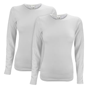2 Pack Ladies Long Sleeved Thermal Top for Winter