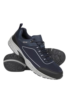 'Ramble' Mens Walking Shoes Waterproof Everyday Softshell IsoDry Navy
