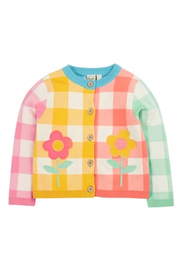 Frugi Girls Maggie Cardigan - Multicolour