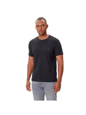 Emporio Armani heren T-shirt met adelaar en GA-print