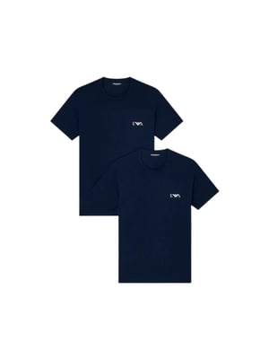 Emporio Armani Heren T-shirt Pakket x2 Eagle GA