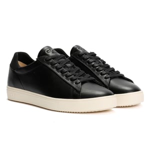 Clae Bradley Heren Sneakers Van Leer In Het Zwart