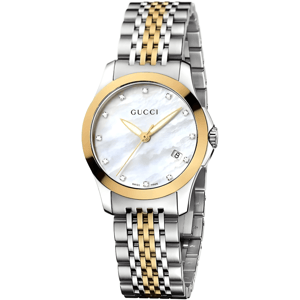 Gucci G-Timeless Dameshorloge met Moeder van Parel Wijzerplaat - Model YA126513