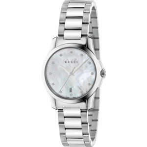 Gucci G-Timeless Dameshorloge met Moeder van Parel Wijzerplaat