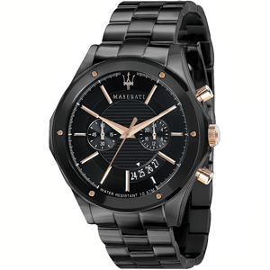 Maserati Circuito Herenhorloge R8873627001 met Zwarte Wijzerplaat