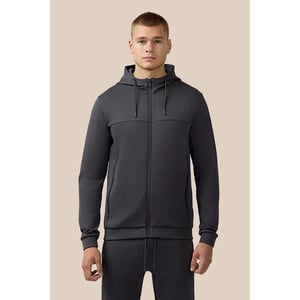 Castore Scuba Volledige Rits Hoodie Polyester Heren Grijze Hoodie Sweatshirt