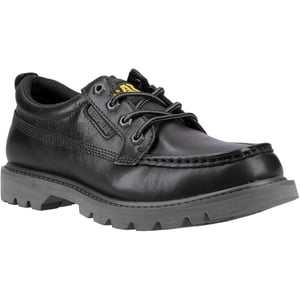 CAT Lifestyle Colorado Moc Toe Low Leather Men's Black Lace-Up Shoes