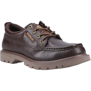 CAT Lifestyle Colorado Moc Toe Low Leather Men's Dark Brown Lace-Up Shoes