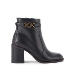 Kurt Geiger London Leather Bromley Block Heel Boots
