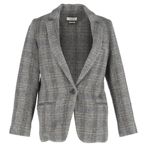 Isabel Marant Etoile Charly Visgraat Blazer in Grijze Wol