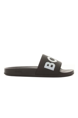 BOSS Black Aryeh_slid_rblg Slipper Zwart