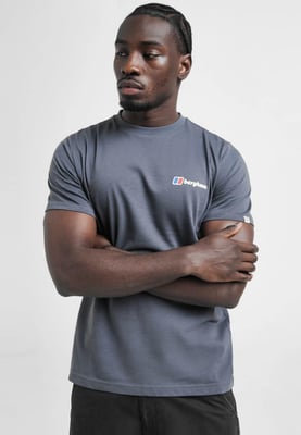Berghaus Mens Pinncle Point T shirt in DK Grey