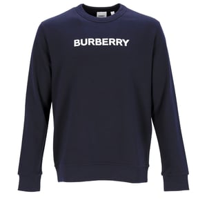 Burberry Blå Logotyp Sweatshirt