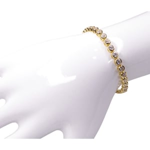 Christian Double armband met zirkonia