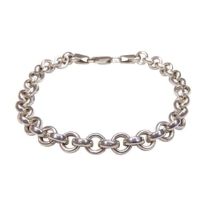 Christian Zilveren armband met losse schakels