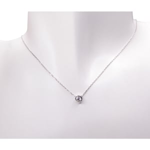 Christian 14 karaat ketting solitaire
