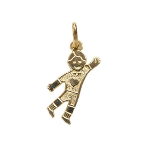 Christian Gouden hanger met harten kind