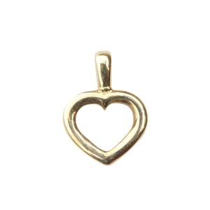 Christian Gouden harten hanger