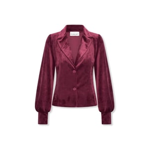 Helena Hart 7640 blazer lora velour wine