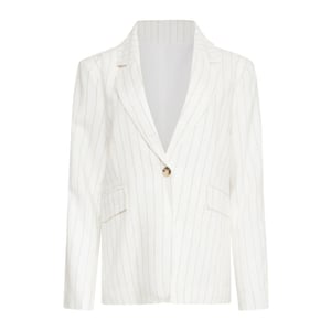Smashed Lemon 25130 te pinstripe linnen blazer |