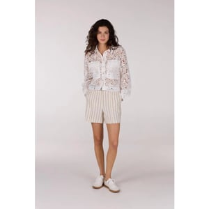 Jansen Amsterdam Fae cl crochet long sleeve wit
