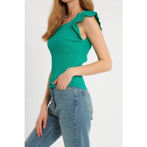 Robin-Collection Elastische ribstof top t93547