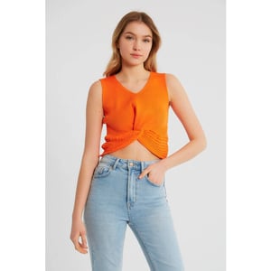Robin-Collection Elastische ribstof top t93564