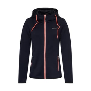 Nordberg Elise knitted fleece jacket hooded