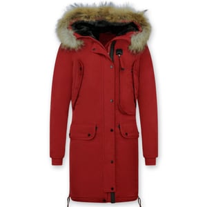 Gentile Bellini Winterjas parka met bontkraag