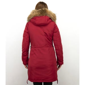Gentile Bellini Winterjas parka met bontkraag