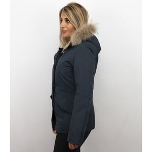Matogla Bontjassen winterjas kleine bontkraag
