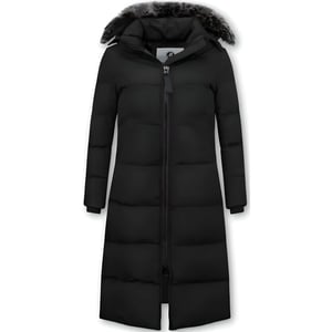 Matogla Puffer jacket lang met capuchon