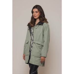 Rino & Pelle Reversible coat olijf