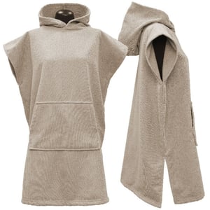 Unique Living poncho beach 80x100cm stone