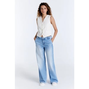 Cup of Joe Maxine wide leg jeans light blue