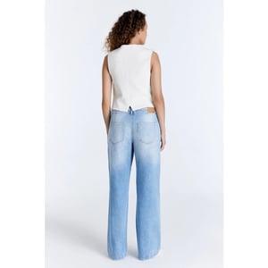 Cup of Joe Maxine wide leg jeans light blue