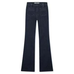 Homage to Denim Donker flared jeans zakken jane