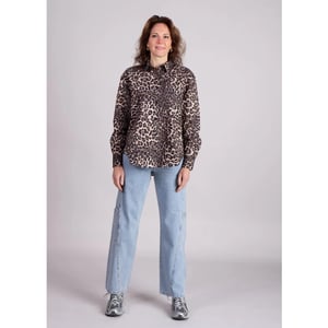 Homage to Denim Homage farrah jeans straight leg zijzakken
