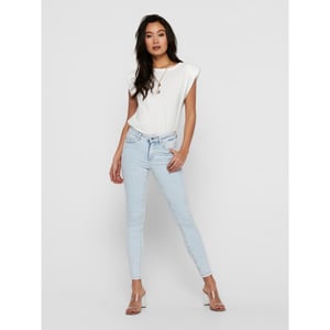 Only Onlblush life mid sk raw ak rea298 blue denim