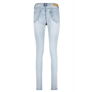 Red Button 00-07 blue denim