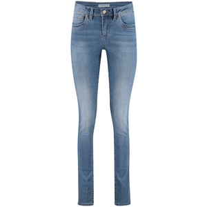 Red Button 00-08 blue denim
