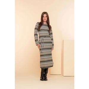 Geisha 47610-20 dress sand/black