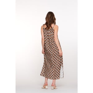 Geisha dress 57338-20 999 black tobacco