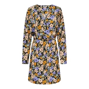 Jacqueline de Yong Jdycohen ls above knee wrap dress dessin